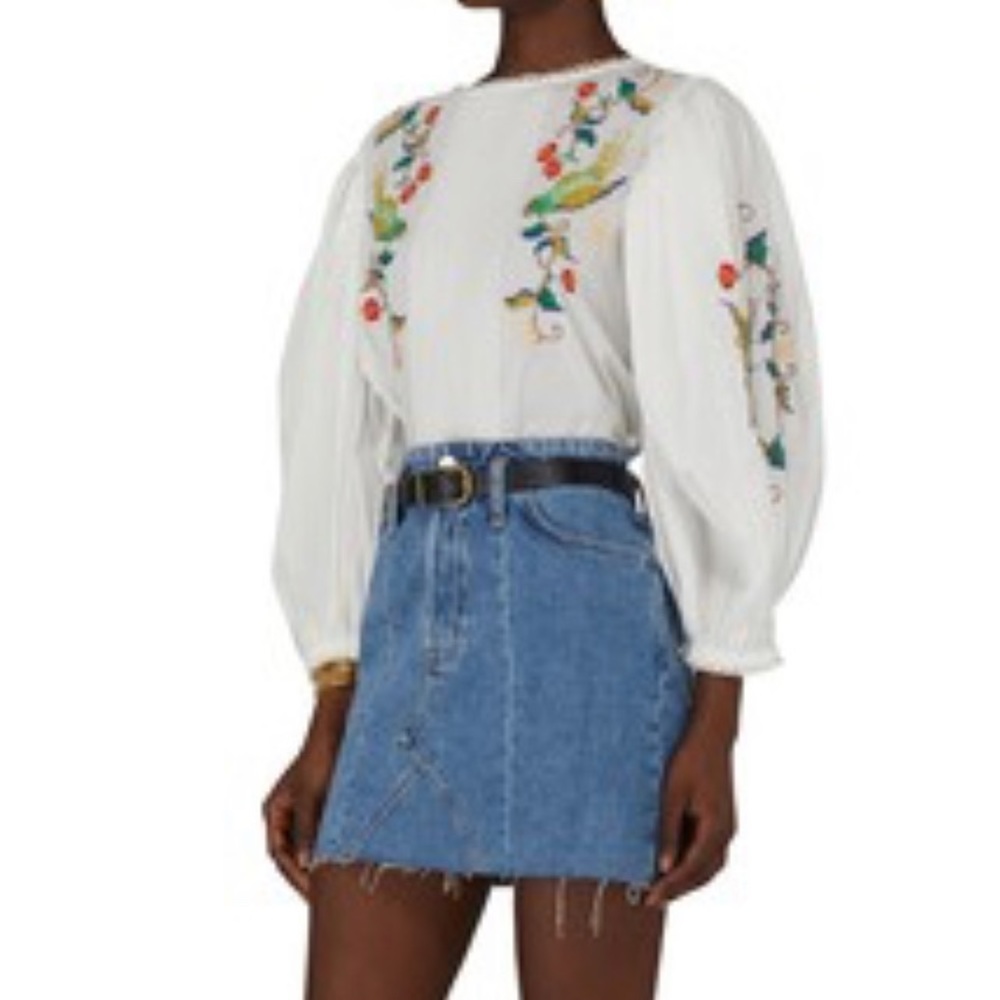 Farm Rio “Pitanga Embroidery Blouse”. New with tags from Sundance.
